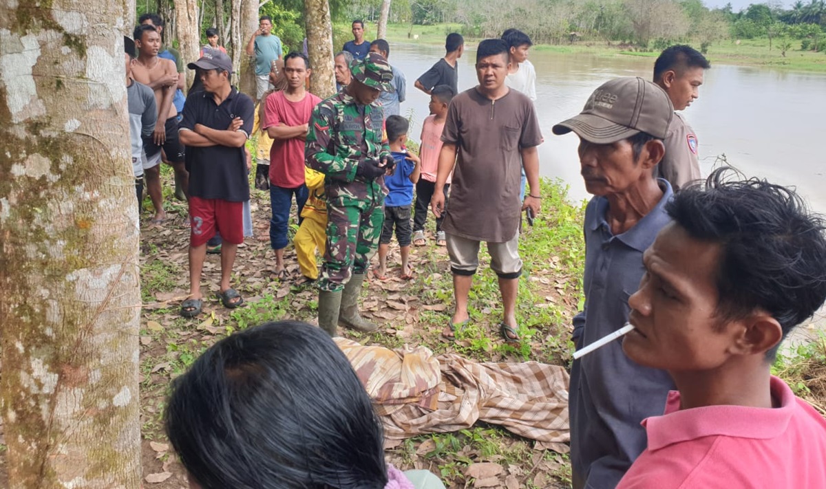 Diduga Korban Pembunuhan, Warga Temukan Mayat Pria Tanpa Kepala di Sungai Batang Tebo Kabupaten Bungo