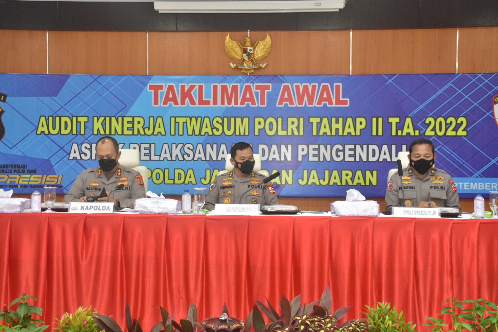 Kapolda Jambi Buka Pelaksanaan Audit Kinerja Itwasum Polri Tahap II TA 2022