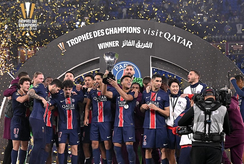 Ousmane Dembele Bawa PSG Menang 1-0, Raih Piala Super Prancis Ketiga Berturut-turut