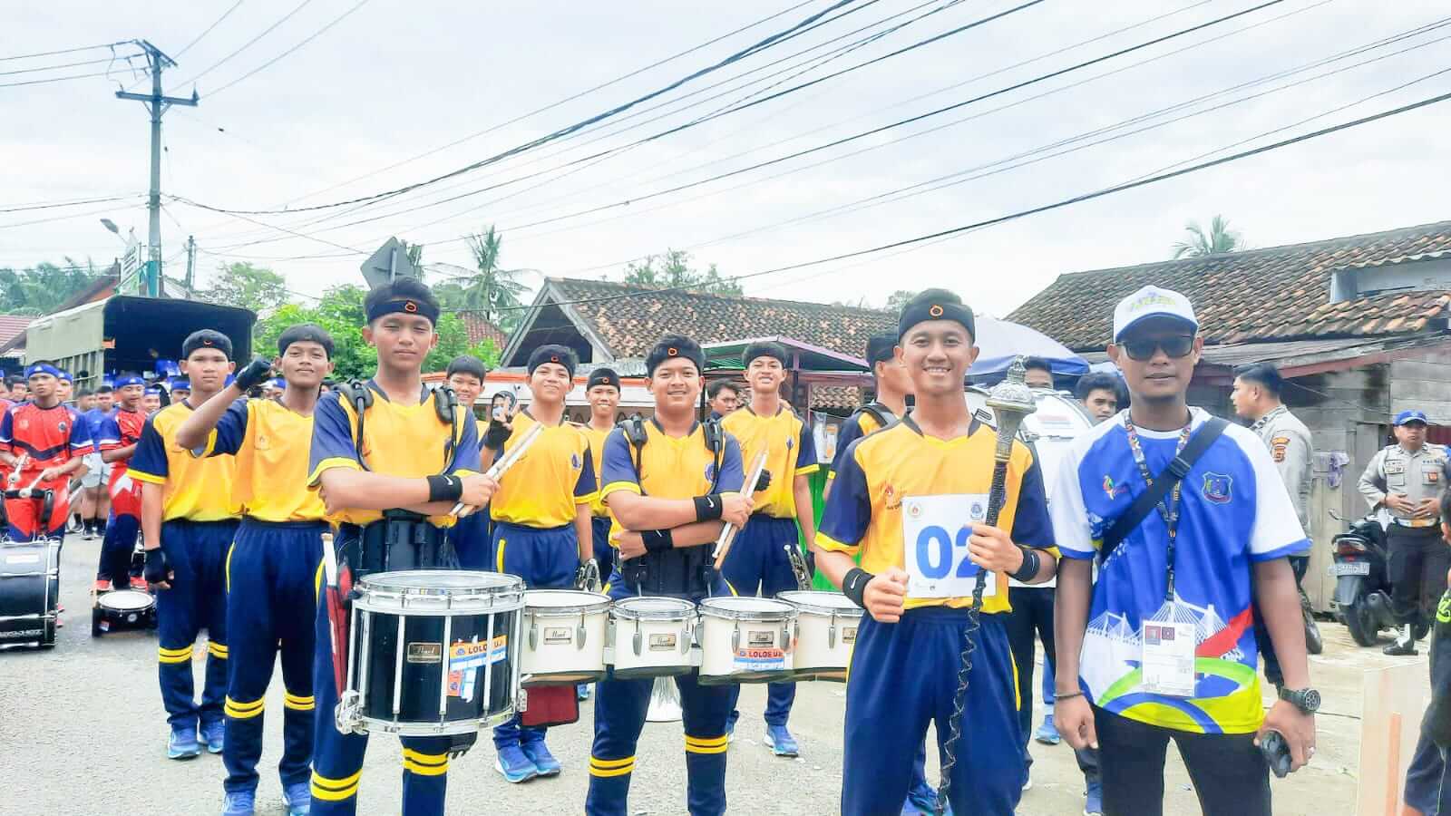 Cabor Drumband Jadi Penyumbang Emas Terbanyak Bagi Tanjab Barat