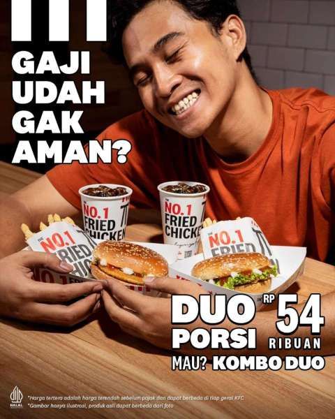 Promo KFC Awal Maret, Dapatkan Paket Kombo Duo yang Lezat