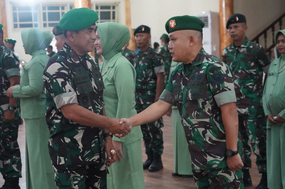 Sejumlah Perwira Korem 042/Gapu Naik Pangkat, Ini Pesan Danrem 042/Gapu