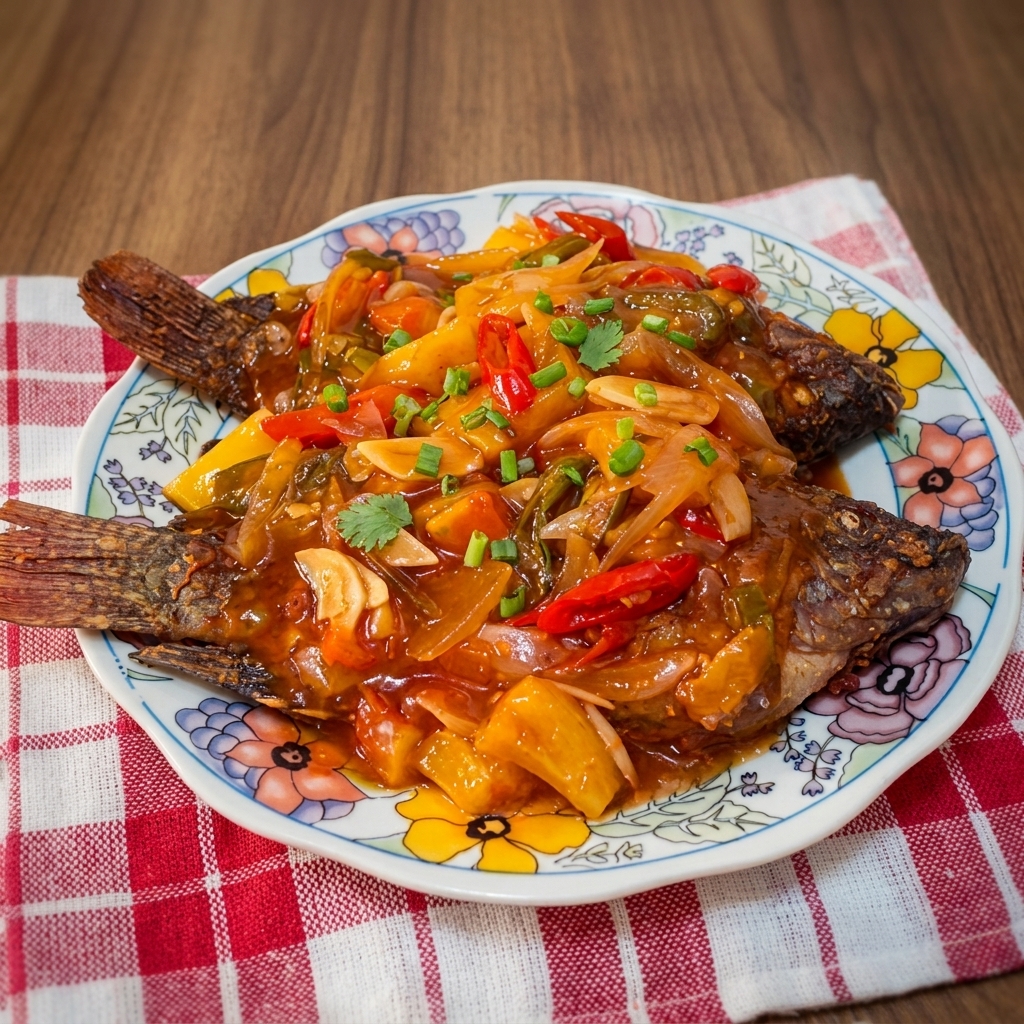 Resep Ikan Nila Asam Manis yang Renyah, Segar, dan Bebas Bau Tanah