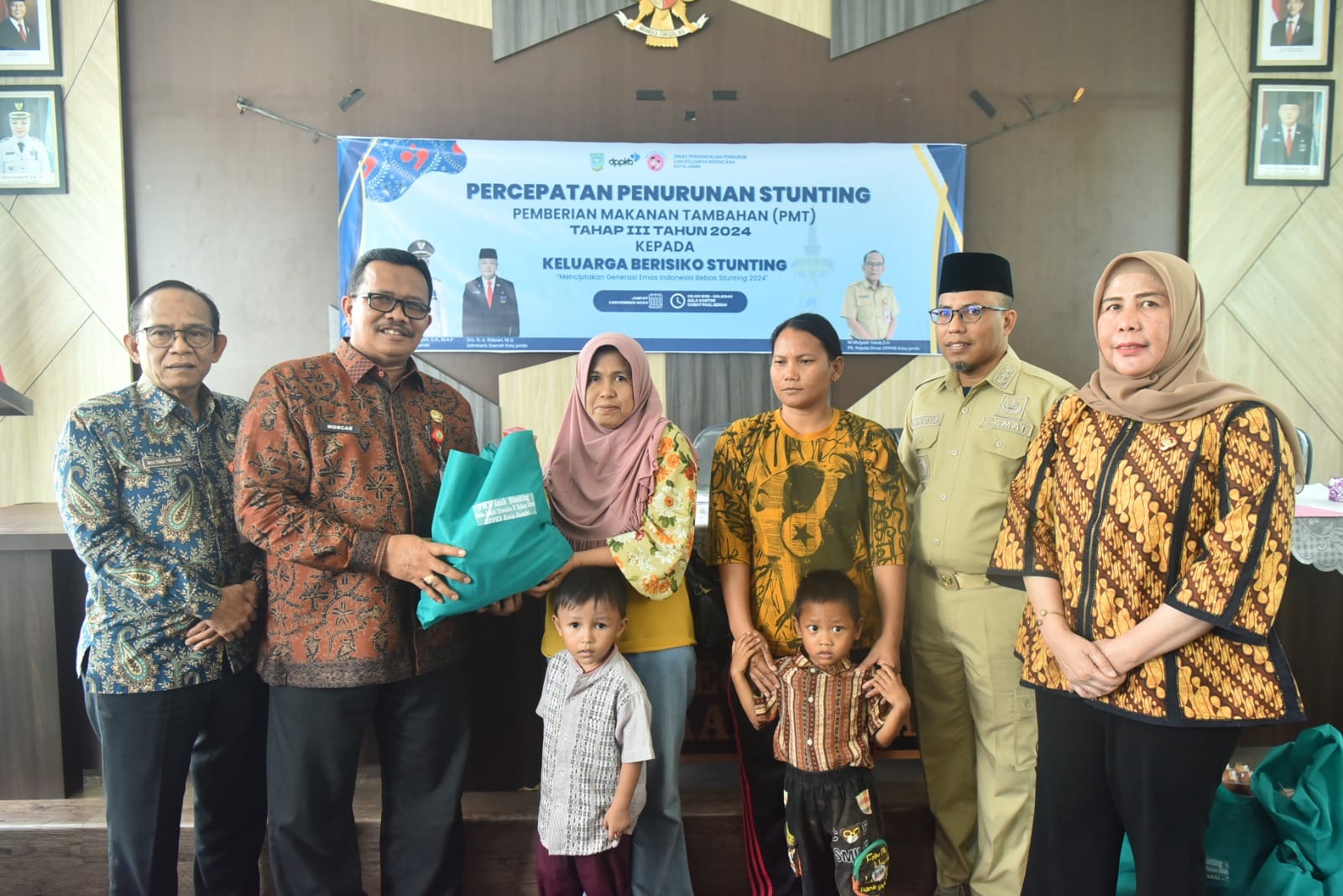 Bentuk Kepedulian Terhadap Stunting Pemkot Jambi Berikan Bantuan Makanan Tambahan