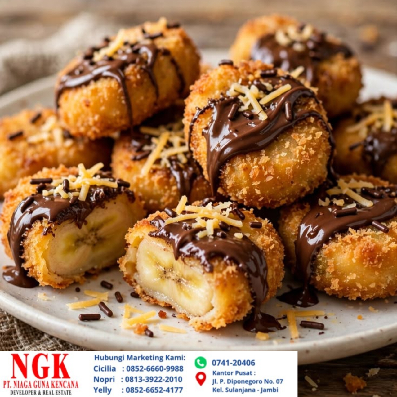 Resep membuat nugget pisang yang gurih manis mantap