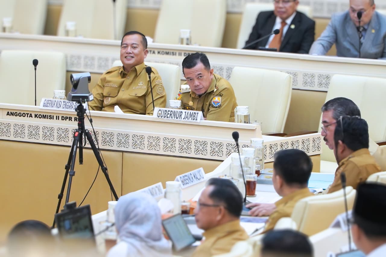 Pada Saat Raker, RDP dan RDPU bersama Komisi II DPR RI, Gubernur Jambi Al Haris Terus Perjuangkan Nasib PPPK 