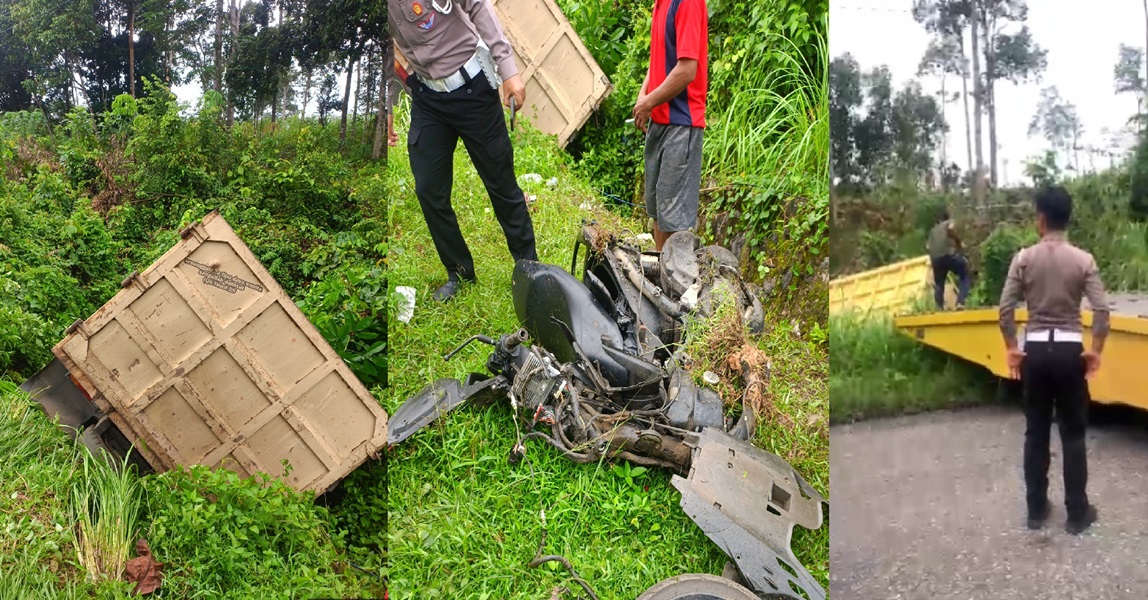 Dump Truk Adu Kambing dengan NMax di Sarolangun, 1 Orang Meninggal Dunia