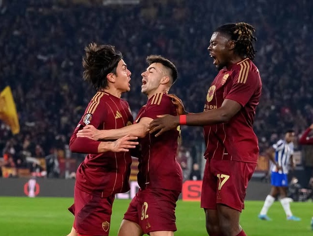 Hasil Liga Europa: Roma Kalahkan Porto 3-1, Agregat 4-3, Giallorossi ke Babak 16 Besar!