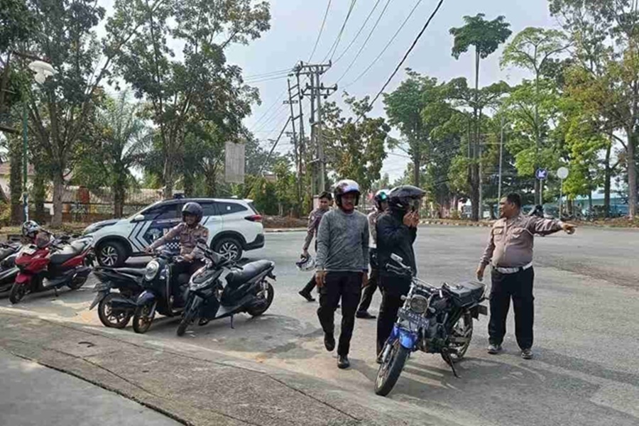 Operasi Patuh 2025, Pelanggar di Kabupaten Bungo Banyak Tidak Pakai Helm