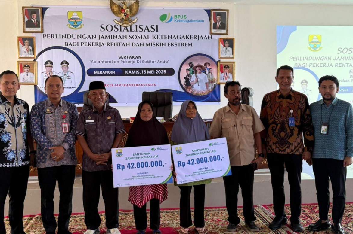BPJS Ketenagakerjaan Gelar Sosialisasi Perlindungan bagi Pekerja Rentan di Merangin