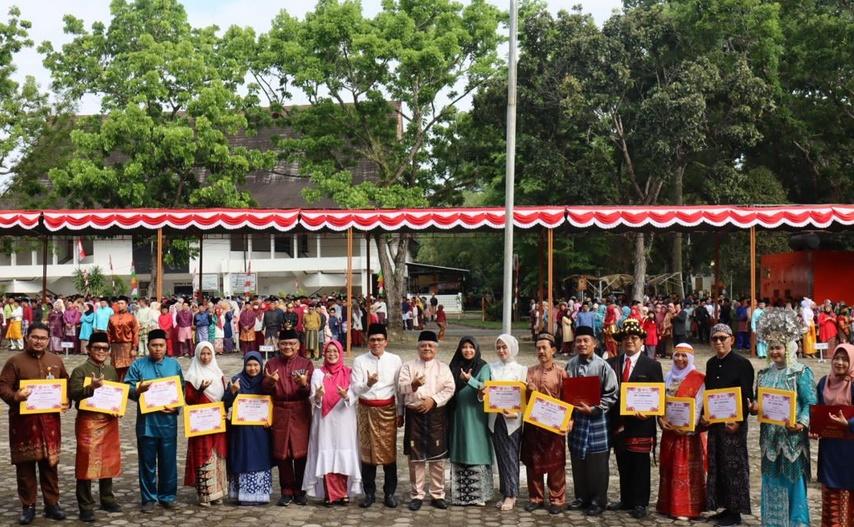 UNJA Gelar Upacara HUT RI ke-80, Rektor Tekankan Persatuan dan Kebersamaan