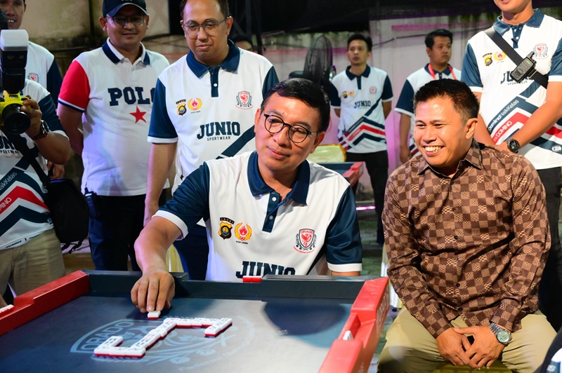 Open Tournament Domino Kapolda Cup 2026 Jadi Ajang Pererat Silaturahmi di Jambi