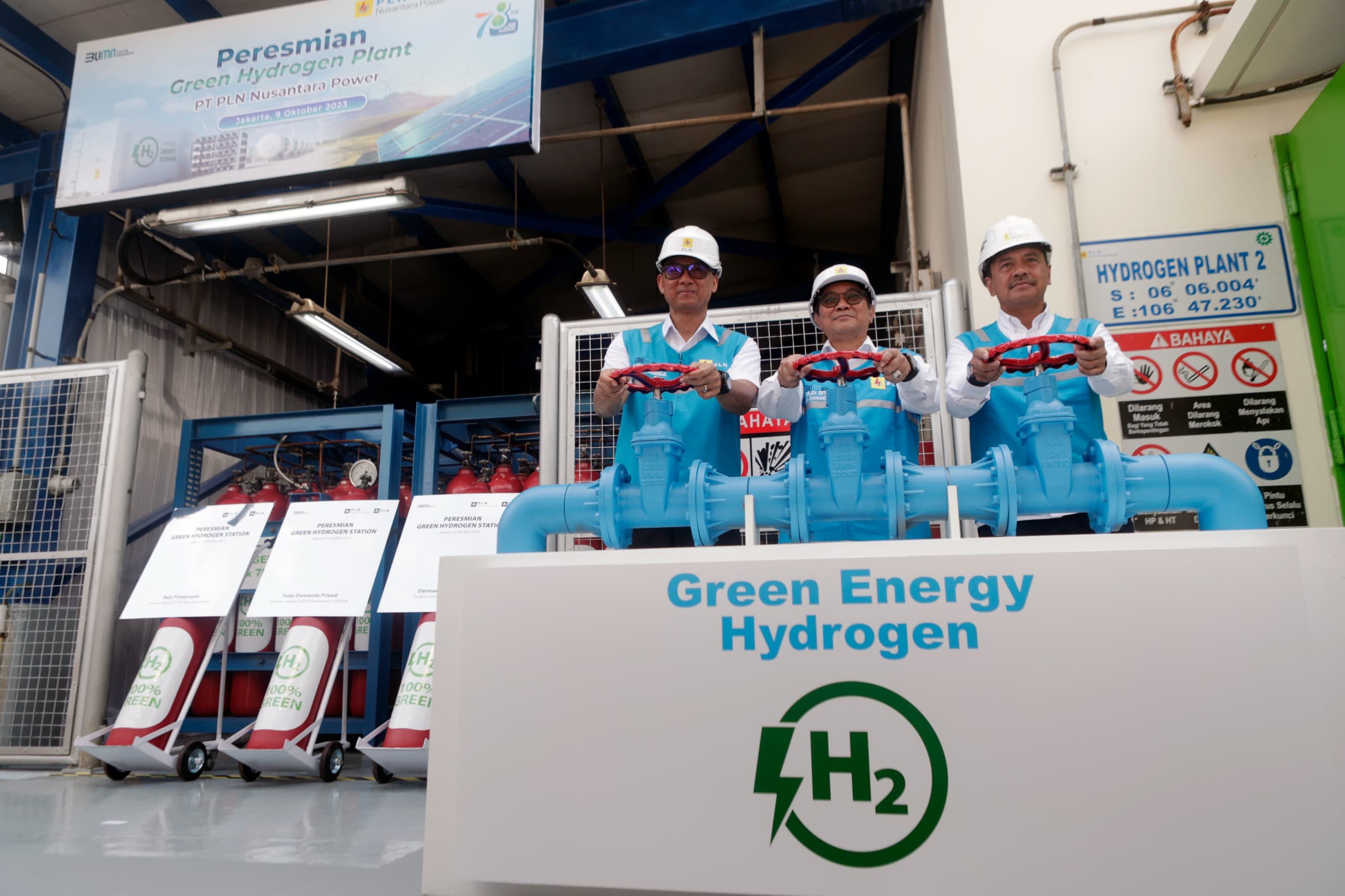 Pertama Di Indonesia, PLN Produksi Green Hydrogen 100 Persen Dari EBT Kapasitas 51 Ton Per Tahun