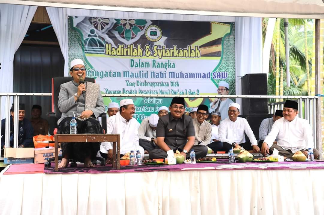 Bupati Tanjabbar Hadiri Maulid Nabi di Ponpes Nurul Islam Lintas Roro