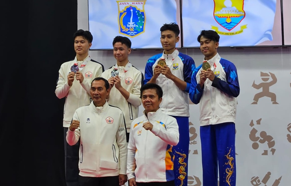 Pecah Telor! Wushu Jambi Raih Emas Perdana di PON Bela Diri Kudus 2025