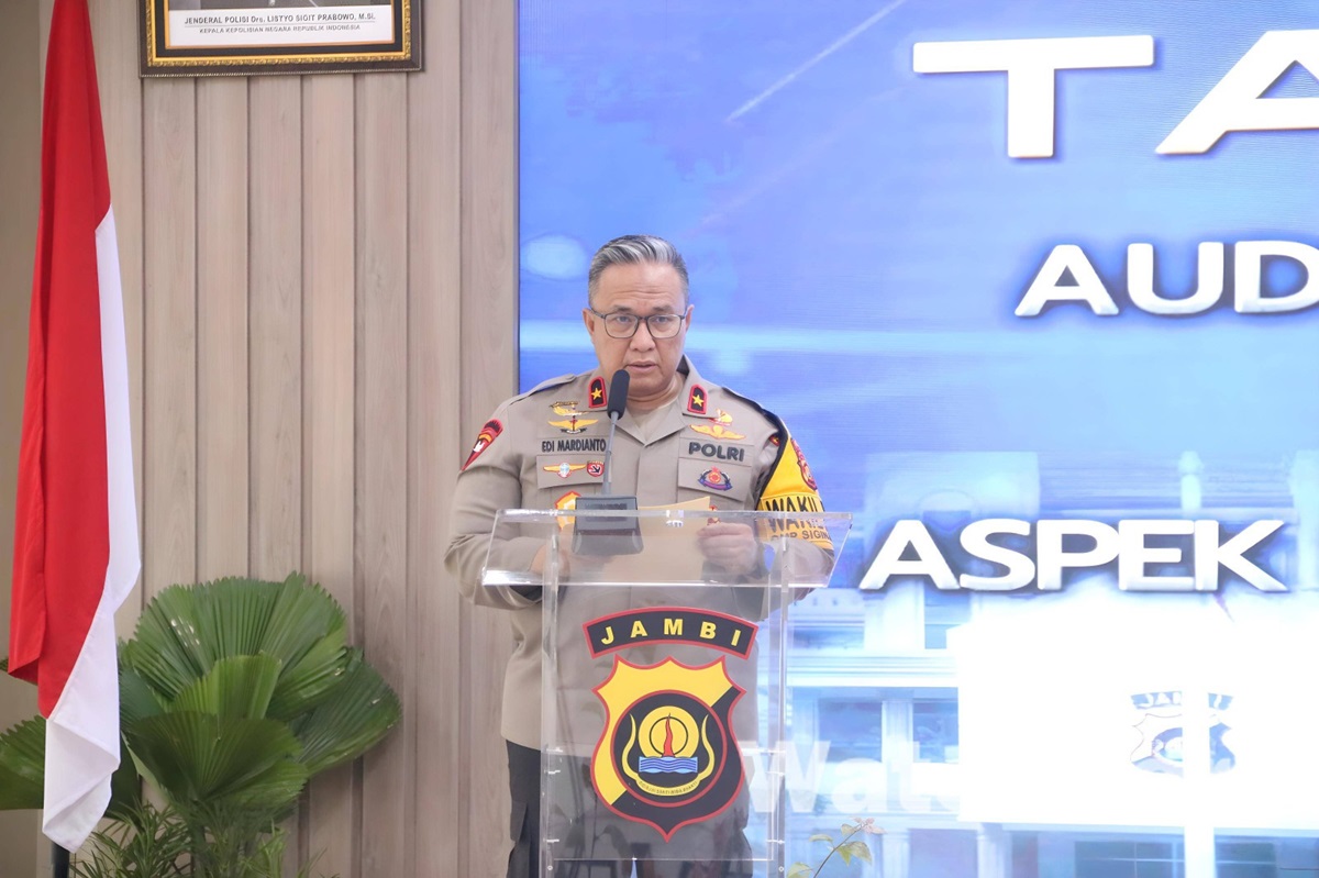 Wakapolda Jambi Tutup Taklimat Akhir Audit Kinerja Itwasda Polda Jambi Tahap II TA 2024