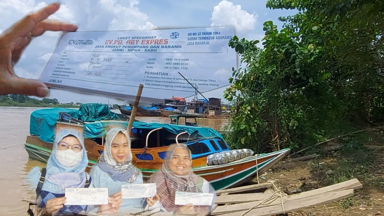 Penumpang Speaad Boat Aby Ekspres Jurusan Jambi Nipah Panjang Terlindungi Jasa Raharja