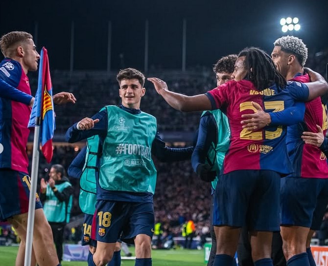 Hasil Liga Champions: Atalanta Paksa Barcelona Bermain Imbang  2 - 2, Bagaimana Nasib di Klasemen?