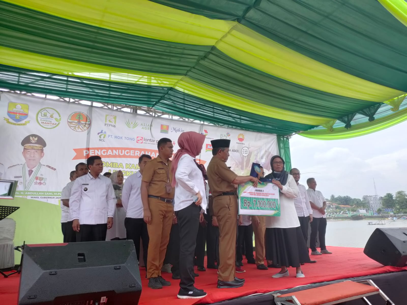 Selamat! Kelurahan Legok Juara I Lomba Kampung Mantap se-Provinsi Jambi