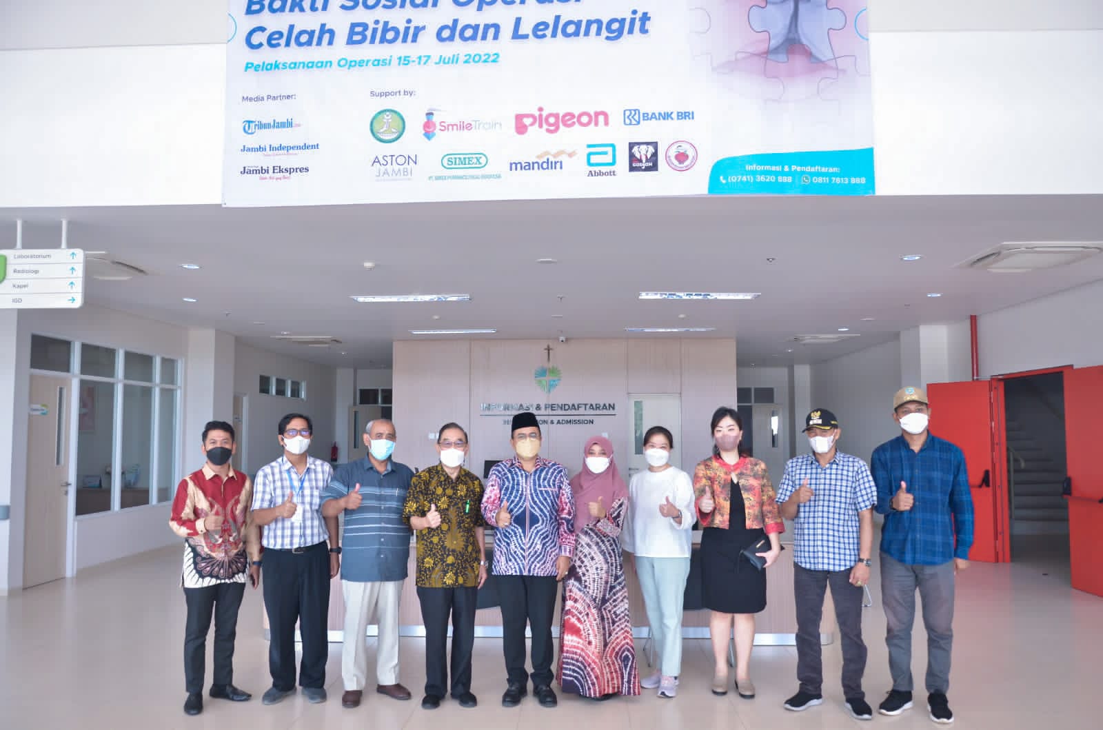 RS Rapha Theresia Jambi Gelar Baksos Operasi Bibir Sumbing