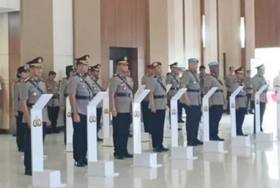 Mutasi Polri, Ini Nama-nama PJU dan Kapolres yang Laksanakan Sertijab Polda Lampung