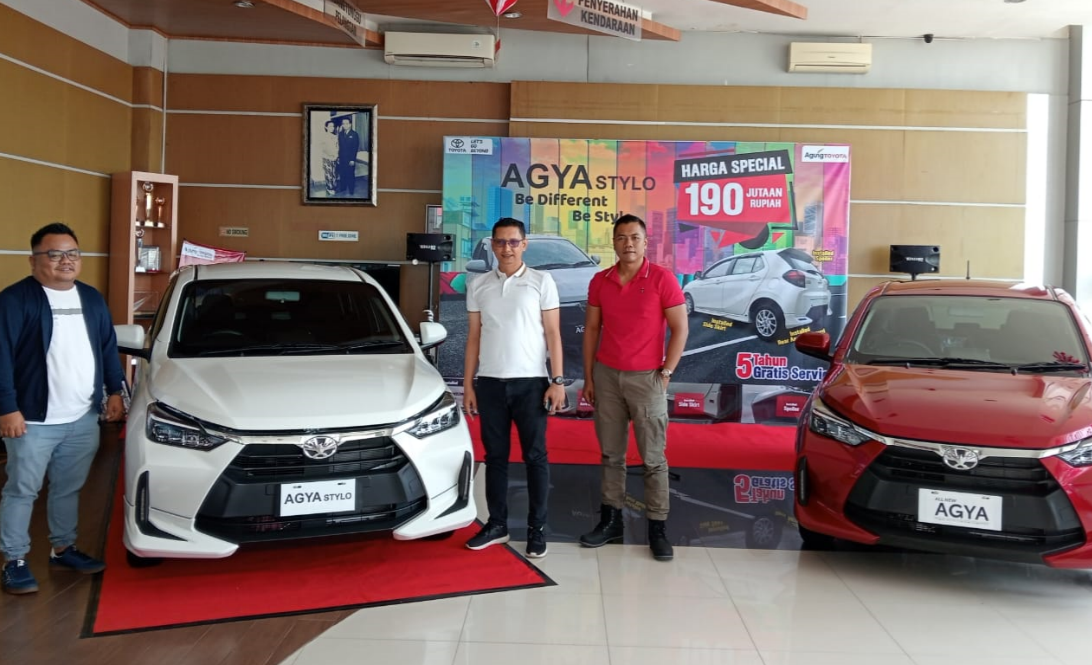 Agya Stylo Hadir dengan Aksesoris Geniune part di Agung Toyota Bungo, New Agya G Tampil Sporty