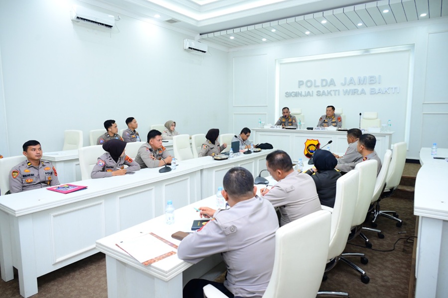 Tim Mabes Polri Datang ke Jambi, Evaluasi Peralatan Dalmas dan Peran Polisi dalam Swasembada Pangan