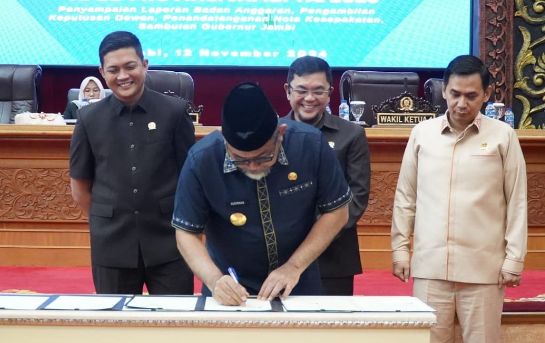 Pjs Gubernur Sudirman Sampaikan Apresiasi atas Peran Dewan dalam Penetapan Anggaran 2025