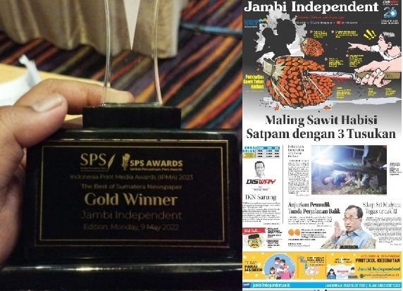 SPS Award 2023, Harian Pagi Jambi Independent Raih Gold Winner