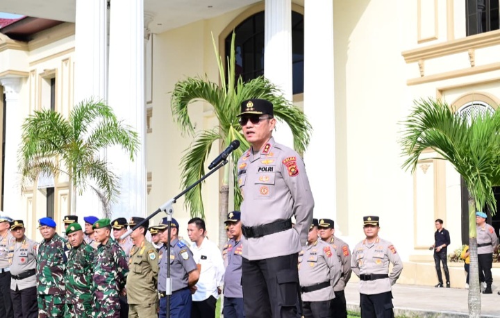 Event Akbar, Kapolda Pimpin Apel Kesiapan Presisi Merdeka Run 2025