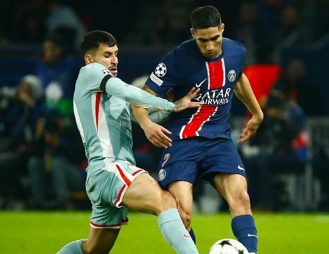 Angel Correa Cetak Gol di Menit Akhir, Atletico Madrid Tundukkan PSG 2-1 di Liga Champions