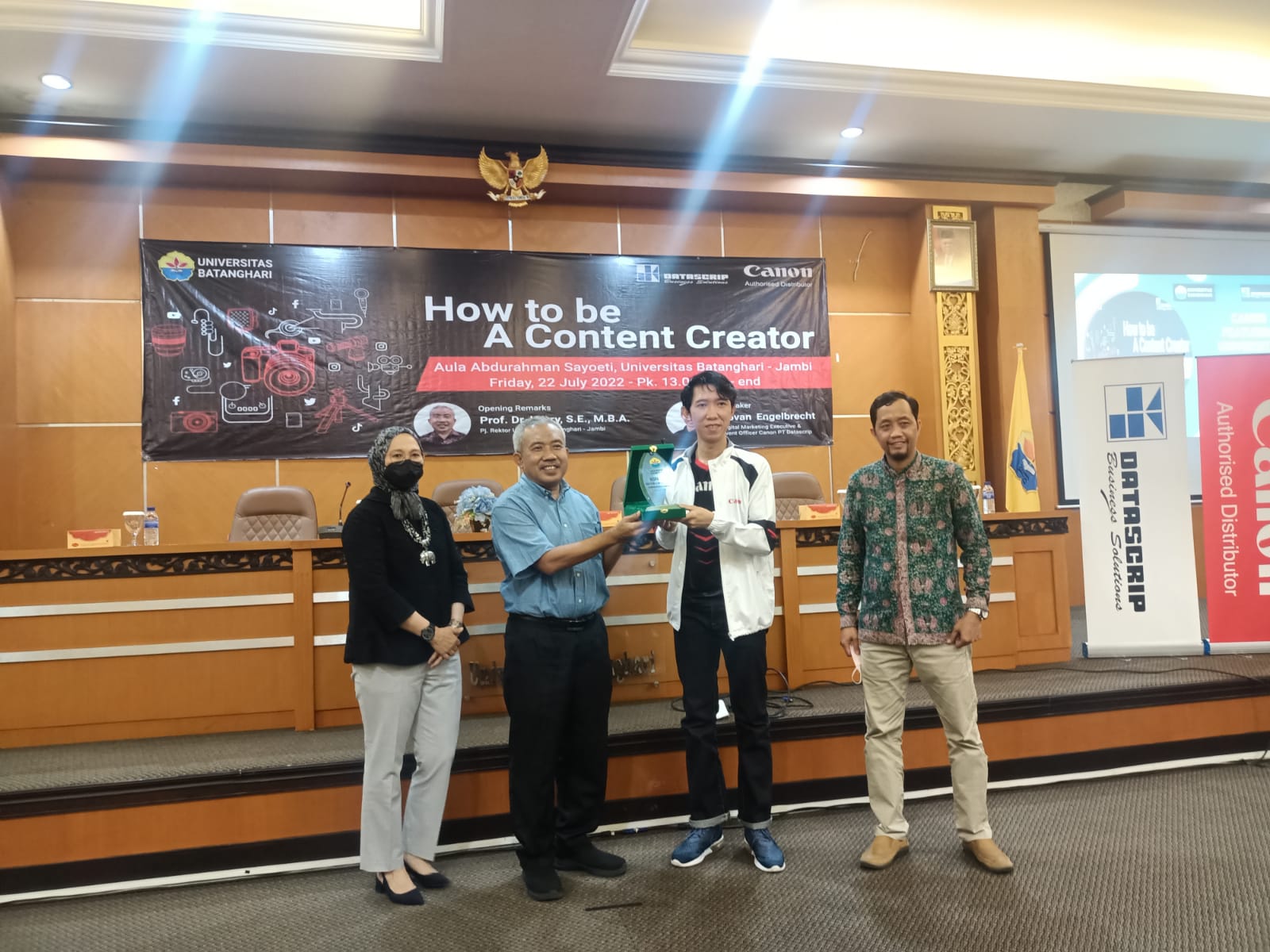 Universitas Batanghari Gelar Seminar 'How To Be a Content Creator', Ini Tujuannya