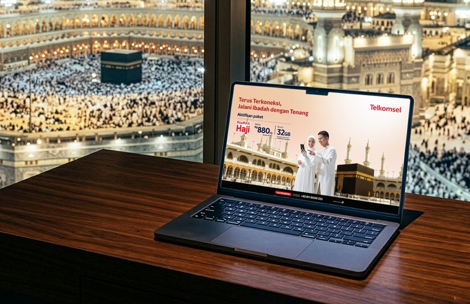 Ibadah Haji Tenang dengan Paket RoaMAX Haji Telkomsel, Kuota Hingga 42GB