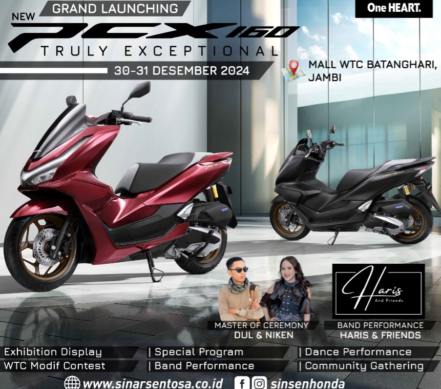 Segera Hadir, Grand Launching New Honda PCX160 untuk Meriahkan Akhir Tahun