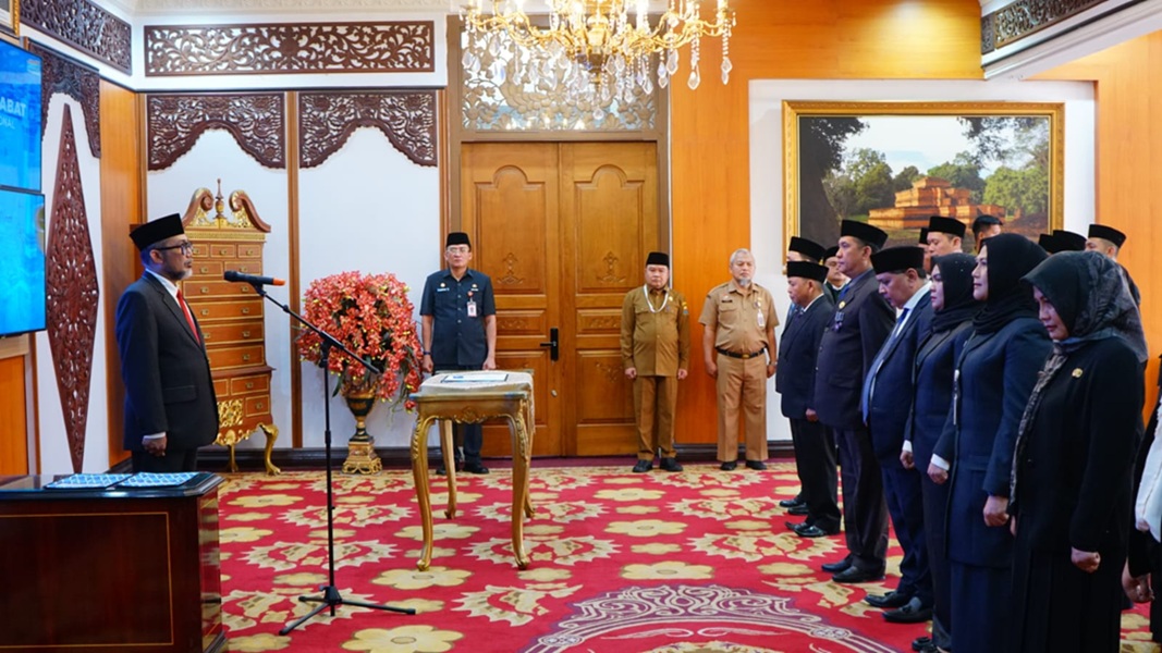 Catet! Ini Nama-nama Pejabat Eselon III dan IV Pemprov Jambi yang Baru Dilantik Sekda Provinsi Jambi