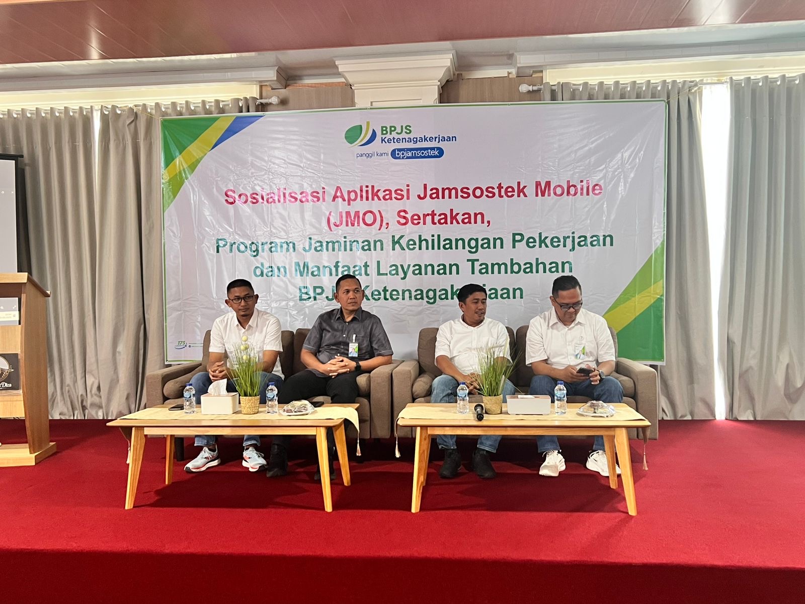 BPJS Ketenagakerjaan Sosialisasikan JMO, Program Sertakan, dan Manfaat Layanan Tambahan di Sungai Penuh