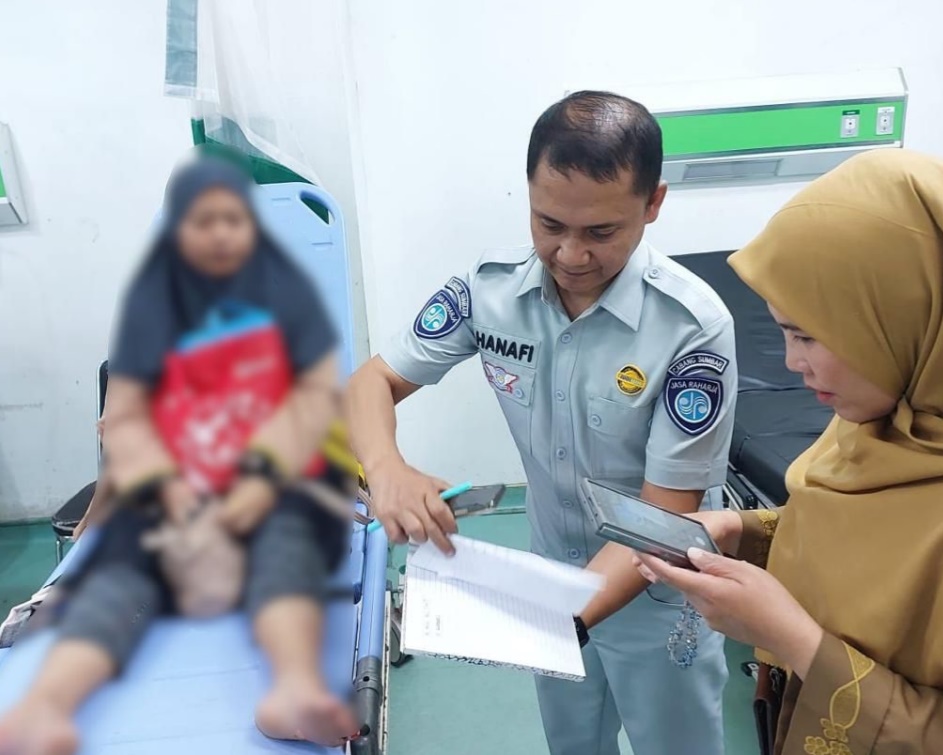 Jasa Raharja Jamin Korban Kecelakaan Bus Padang Panjang- Sumatra Barat