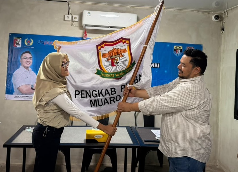 Aklamasi, Ardinal Resmi Pimpin Pengkab Perbakin Muaro Jambi