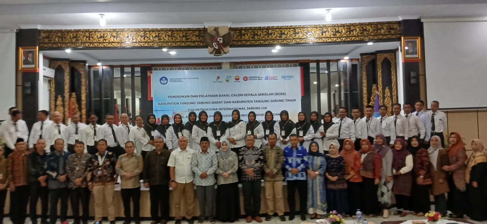 Pelatihan Calon Kepala Sekolah Tanjabtim  Dan Tanjabbar Resmi Dibuka, Peserta Antusias Tingkatkan Kompetensi