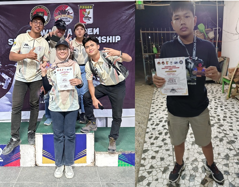 Wow! Dua Atlet Menembak Pengprov Perbakin Jambi Raih Prestasi di Sriwijaya Open Shooting Championsip