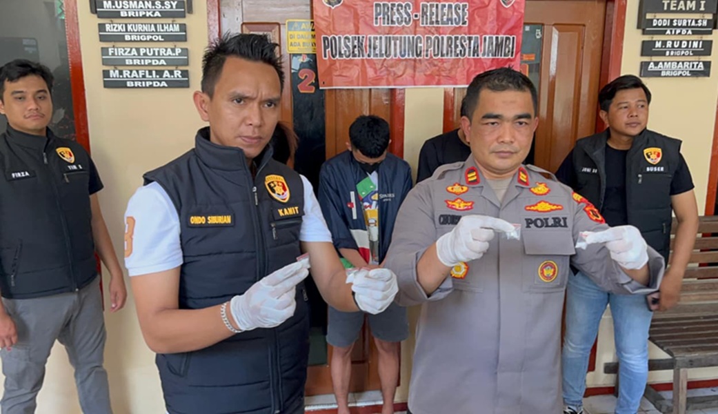 Kasus Narkoba, Polsek Jelutung Tangkap 2 Pria dan 1 Perempuan di Kost