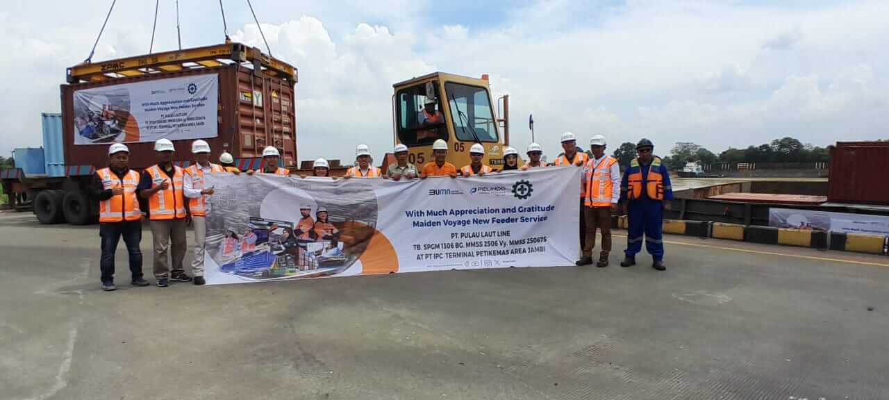 Pelepasan Perdana Kapal Export  PT Pulau Laut Line  dari Jambi ke Jakarta