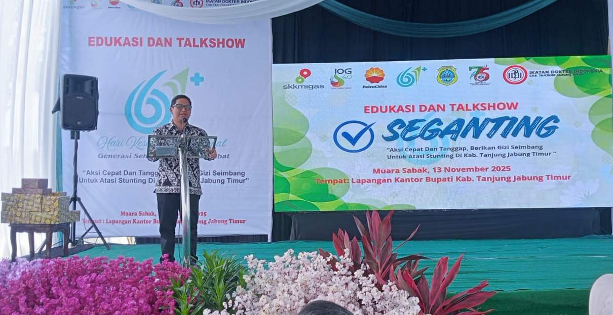 Sukseskan HKN ke-61 dan HUT IDI di Tanjab Timur, SKK Migas PetroChina-IDI Gelar Talk Show 'CENTANG SEGANTING'