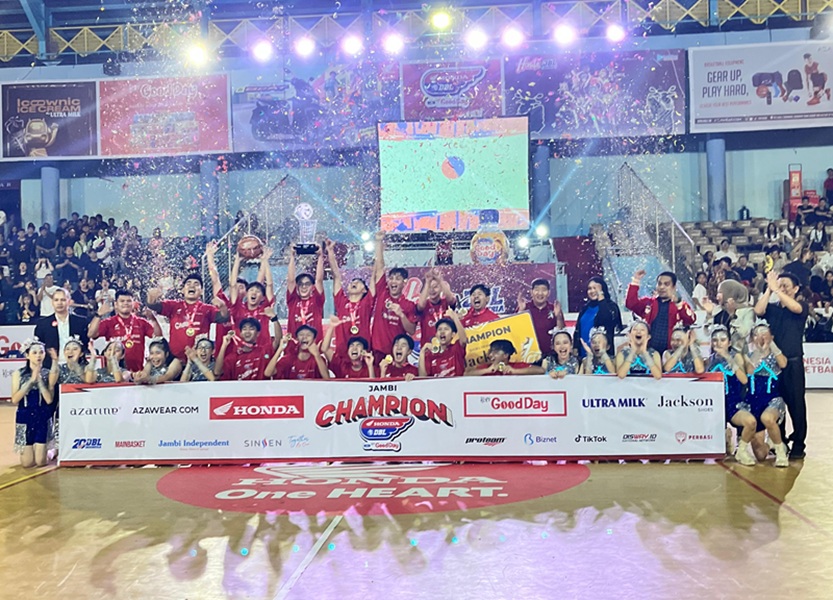 Buah dari Perjuangan! Bina Kasih Juara Honda DBL with Kopi Good Day 2025 Jambi 