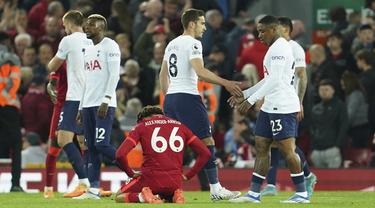 Kemenangan Beruntun Liverpool Tertahan, Imbang 1-1 dari Tottenham