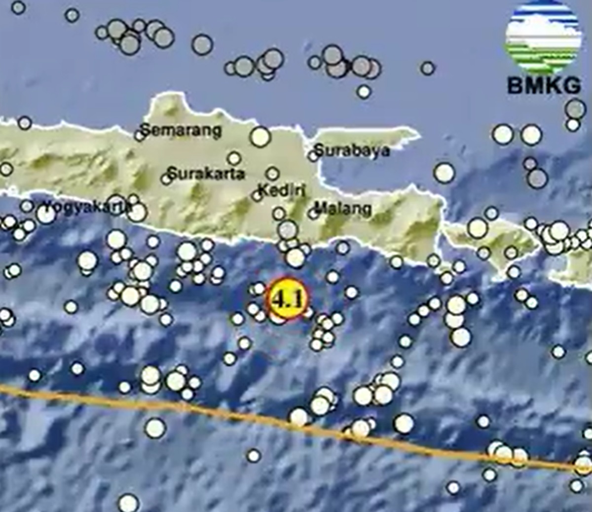 Waduh, Gempa Berkekuatan M 4.1 Guncang Malang Jawa Timur