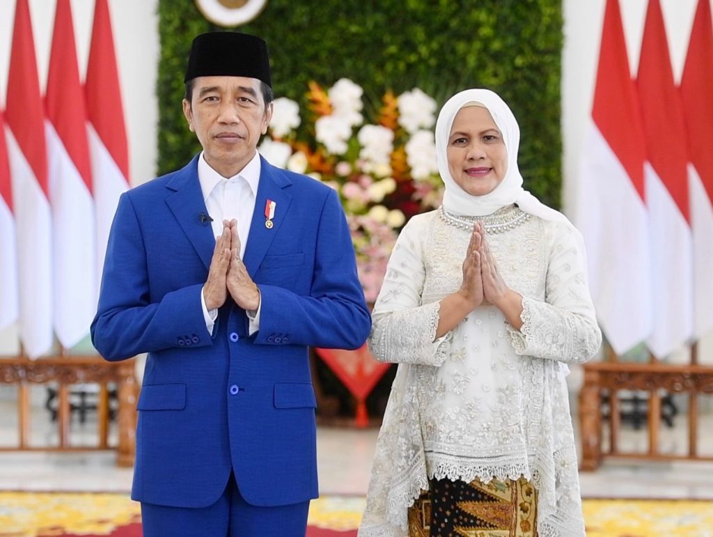 Besok Idul Fitri 1443 H, Presiden Jokowi dan Iriana Bilang Begini