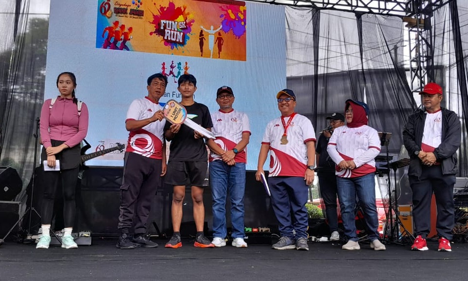 Ribuan Peserta Ambil Bagian dalam Bank Jambi Fun Run