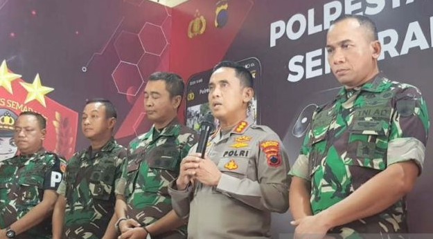 Polisi Tangkap Pelaku Penembakan Istri TNI di Semarang