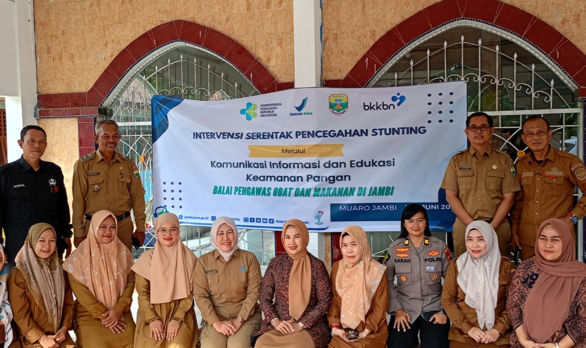 Intervensi Serentak Pencegahan Stunting di Muaro Jambi, BPOM Jambi Gelar KIE Stunting di Posyandu